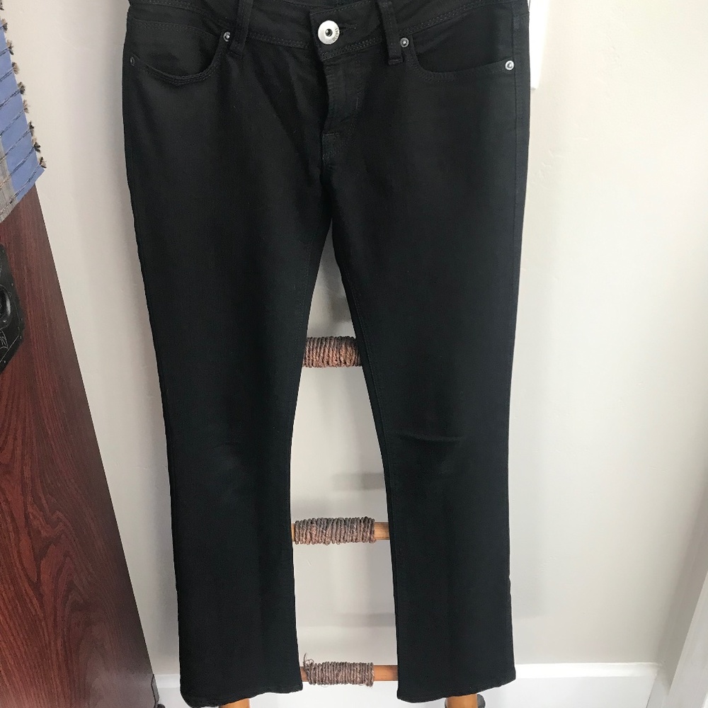 Dl1961 Jeans Dl1961 Cindy Slim Boot Black Jeans Size 24 Stretch Comfort